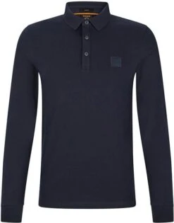 Hugo Boss LS Polo Passerby Navy 12 Hugo Boss LS Polo Passerby Navy -Kleding Kortingswinkel 72072 5 1