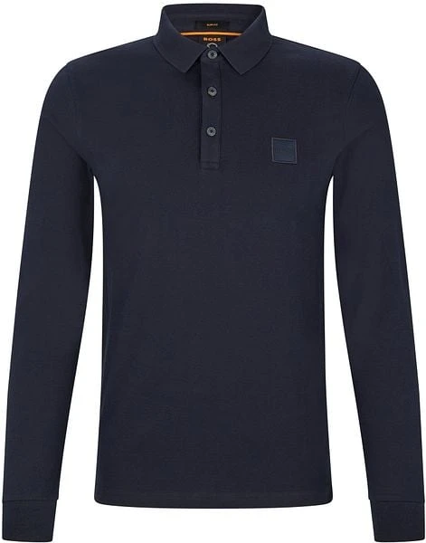 Hugo Boss LS Polo Passerby Navy 7 Hugo Boss LS Polo Passerby Navy - Afbeelding 5