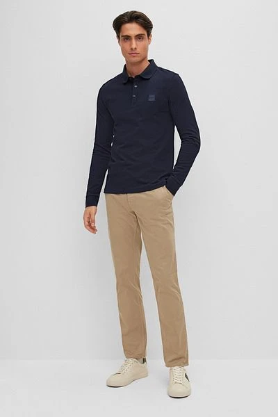 Hugo Boss LS Polo Passerby Navy 5 Hugo Boss LS Polo Passerby Navy - Afbeelding 3