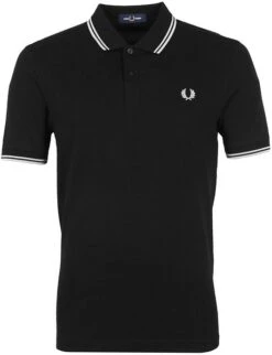 Fred Perry Polo Zwart 350