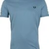 Fred Perry T-Shirt Lichtblauw M6347 -Kleding Kortingswinkel 72108 1