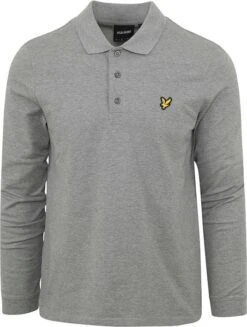 Lyle And Scott Longsleeve Polo Grijs 13 Lyle And Scott Longsleeve Polo Grijs -Kleding Kortingswinkel 72147 7 1