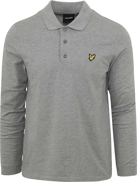 Lyle And Scott Longsleeve Polo Grijs 8 Lyle And Scott Longsleeve Polo Grijs - Afbeelding 6