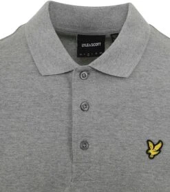 Lyle And Scott Longsleeve Polo Grijs 10 Lyle And Scott Longsleeve Polo Grijs -Kleding Kortingswinkel 72147 8