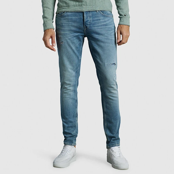 Cast Iron Riser Jeans Slim Soft Blauw 4 Cast Iron Riser Jeans Slim Soft Blauw - Afbeelding 2