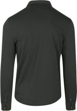 Profuomo Groene Longsleeve Polo -Kleding Kortingswinkel 72557 4