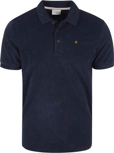 No-Excess No Excess Structuur Polo Donkerblauw 3 No-Excess No Excess Structuur Polo Donkerblauw