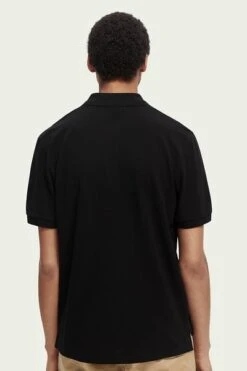 Scotch And Soda Polo Pique Zwart -Kleding Kortingswinkel 72658 5