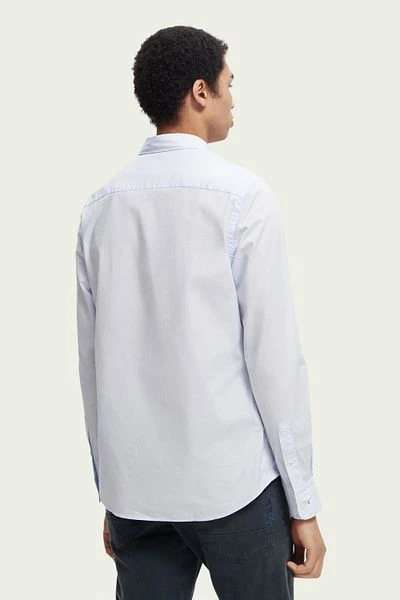 Scotch And Soda Slim-Fit Overhemd Blauw 5 Scotch And Soda Slim-Fit Overhemd Blauw - Afbeelding 3