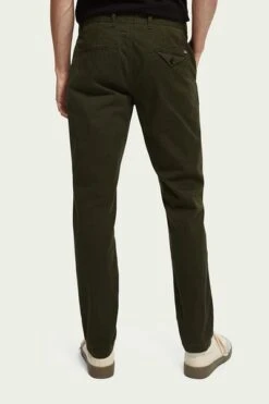 Scotch And Soda Mott Chino Groen -Kleding Kortingswinkel 72769 5