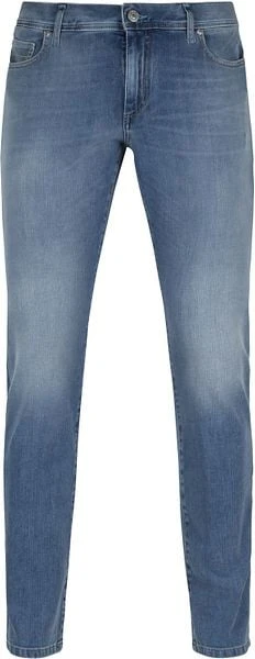 Alberto Bi-Stretch Denim Blauw 7 Alberto Bi-Stretch Denim Blauw - Afbeelding 5