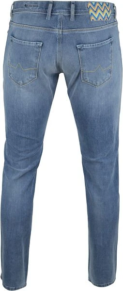 Alberto Bi-Stretch Denim Blauw 6 Alberto Bi-Stretch Denim Blauw - Afbeelding 4