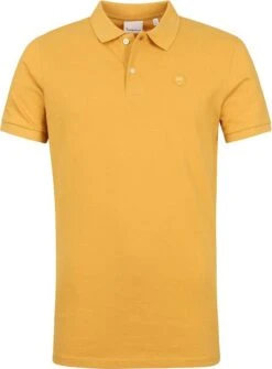 KnowledgeCotton Apparel Polo Rowan Geel