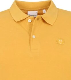 KnowledgeCotton Apparel Polo Rowan Geel -Kleding Kortingswinkel 73035 2