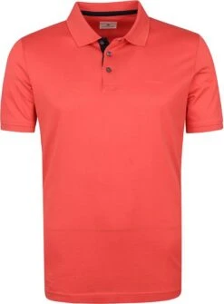 State Of Art Mercerized Pique Polo Koraalrood