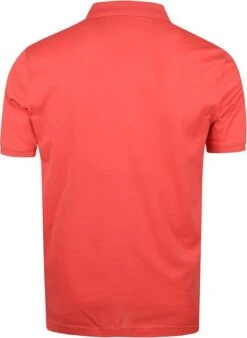 State Of Art Mercerized Pique Polo Koraalrood -Kleding Kortingswinkel 73200 4