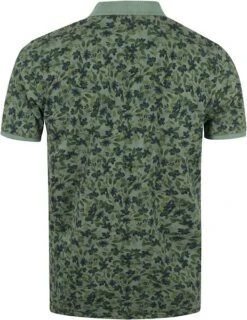 State Of Art Pique Polo Donkergroen Print -Kleding Kortingswinkel 73206 4