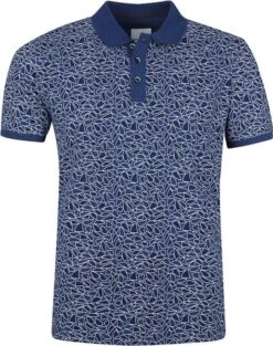 State Of Art Pique Polo Donkerblauw Print -Kleding Kortingswinkel 73207 1 1