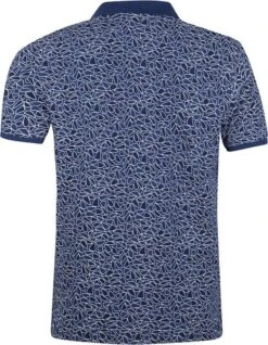 State Of Art Pique Polo Donkerblauw Print -Kleding Kortingswinkel 73207 4