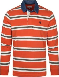 State Of Art Longsleeve Rugbyshirt Rood -Kleding Kortingswinkel 73228 1 1