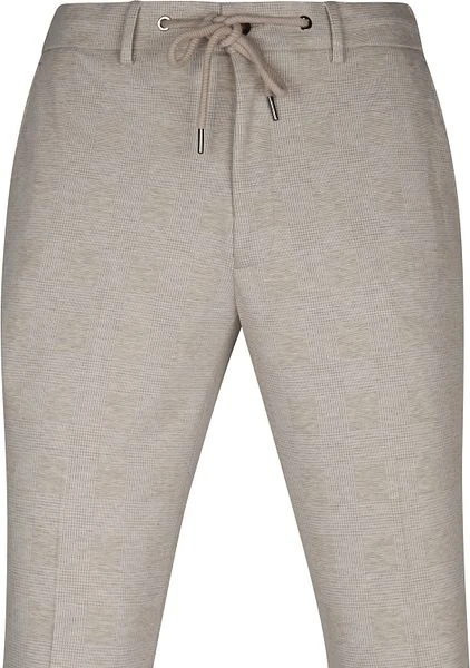 Suitable Pantalon Jersey Zandkleur Ruit 4 Suitable Pantalon Jersey Zandkleur Ruit - Afbeelding 2