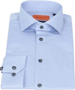 Suitable Overhemd Structure Blauw -Kleding Kortingswinkel 73326 3 1