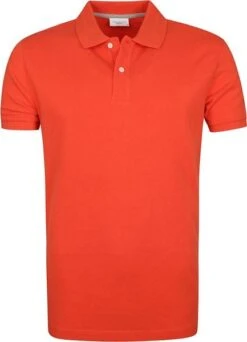 Profuomo Pique Polo Koraalrood -Kleding Kortingswinkel 73459 1 1