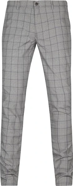 Suitable Chino Pico Grijs Geruit