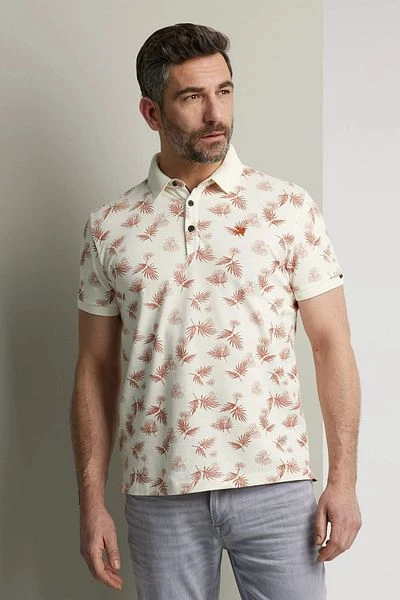 Vanguard Polo Pique Print Wit 4 Vanguard Polo Pique Print Wit - Afbeelding 2