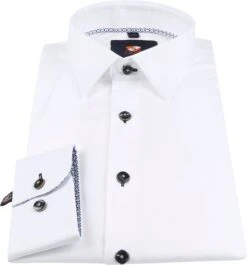 Suitable Twill Overhemd Wit -Kleding Kortingswinkel 73792 6