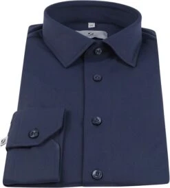 Suitable Overhemd Tech Stretch Donkerblauw -Kleding Kortingswinkel 73799 3