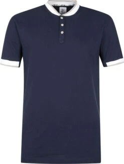 R2 Amsterdam T-Shirt Donkerblauw -Kleding Kortingswinkel 73810 1 1