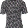 Casa Moda KM Overhemd Botanische Print Donkerblauw 2 Casa Moda KM Overhemd Botanische Print Donkerblauw -Kleding Kortingswinkel 73830 1