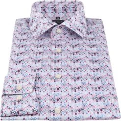 OLYMP Overhemd Luxor MF Print Roze -Kleding Kortingswinkel 73858 3