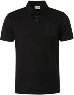 No-Excess No Excess Polo Jacquard Mix Zwart