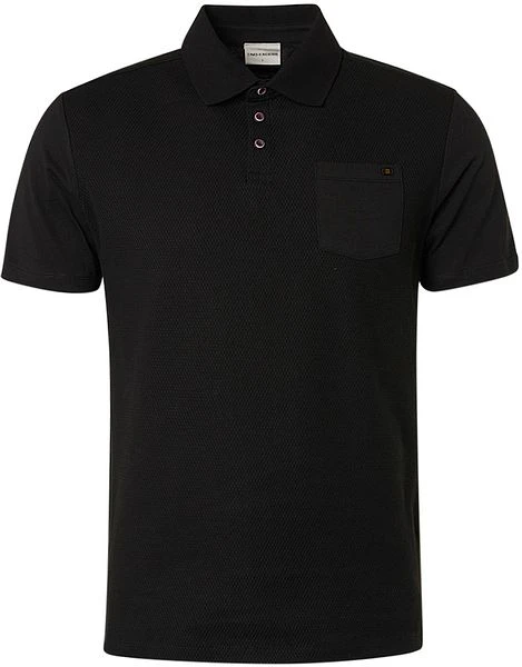 No-Excess No Excess Polo Jacquard Mix Zwart 3 No-Excess No Excess Polo Jacquard Mix Zwart