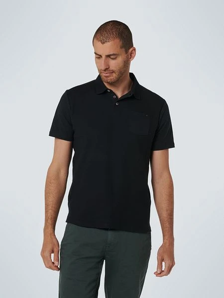 No-Excess No Excess Polo Jacquard Mix Zwart 4 No-Excess No Excess Polo Jacquard Mix Zwart - Afbeelding 2