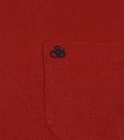 Scotch And Soda T-Shirt Rood 12 Scotch And Soda T-Shirt Rood -Kleding Kortingswinkel 74148 3