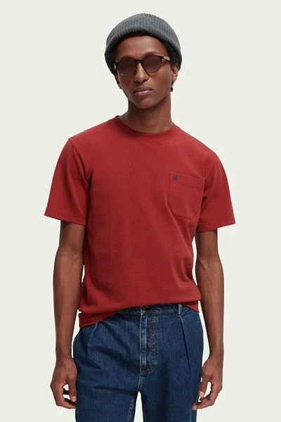 Scotch And Soda T-Shirt Rood 4 Scotch And Soda T-Shirt Rood - Afbeelding 2