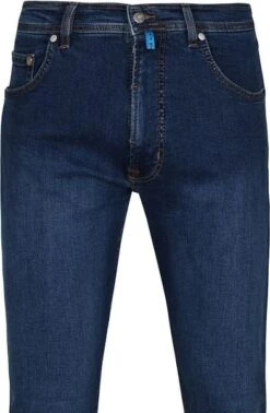 Pierre Cardin Lyon 5 Pocket Denim Jeans Donkerblauw -Kleding Kortingswinkel 74208 1 1