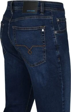 Pierre Cardin Lyon 5 Pocket Denim Jeans Donkerblauw -Kleding Kortingswinkel 74208 3