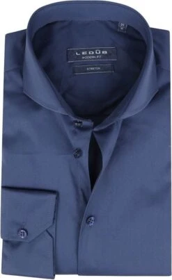 Ledub Overhemd Donkerblauw -Kleding Kortingswinkel 74326 1 1