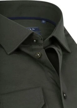 Ledub Tricot Overhemd Donkergroen 12 Ledub Tricot Overhemd Donkergroen -Kleding Kortingswinkel 74327 2 1