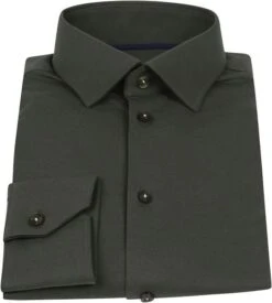 Ledub Tricot Overhemd Donkergroen 13 Ledub Tricot Overhemd Donkergroen -Kleding Kortingswinkel 74327 3 1
