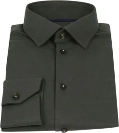 Ledub Tricot Overhemd Donkergroen 10 Ledub Tricot Overhemd Donkergroen -Kleding Kortingswinkel 74327 3