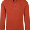 PME Legend Longsleeve Pique Polo Rood -Kleding Kortingswinkel 74482 1