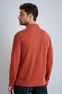 PME Legend Longsleeve Pique Polo Rood 10 PME Legend Longsleeve Pique Polo Rood -Kleding Kortingswinkel 74482 6
