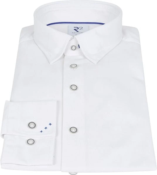 R2 Overhemd Uni Wit 8 R2 Overhemd Uni Wit - Afbeelding 6