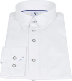 R2 Overhemd Uni Wit 10 R2 Overhemd Uni Wit -Kleding Kortingswinkel 74516 3