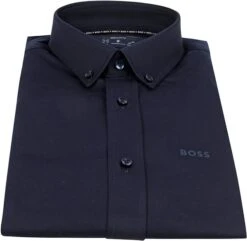 Hugo Boss Overhemd Uni Donkerblauw -Kleding Kortingswinkel 74518 3